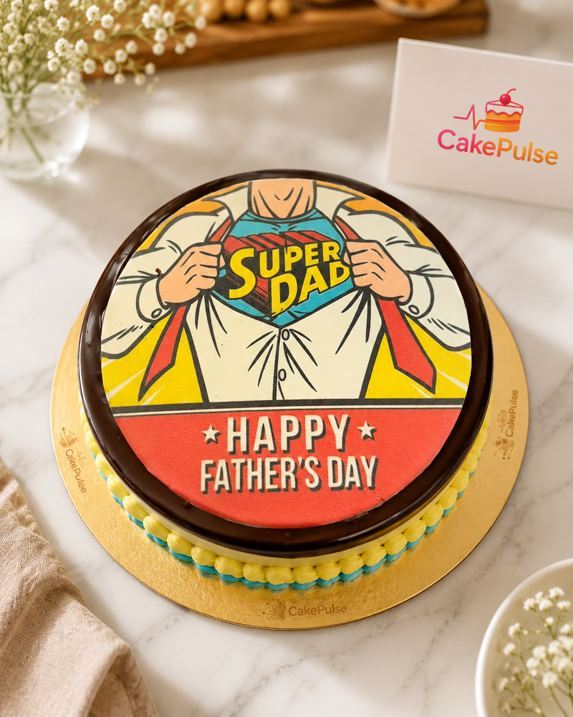 Super Dad Father’s Day Cake