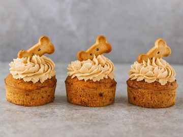 Pumpkin Peanut Butter Pupcakes