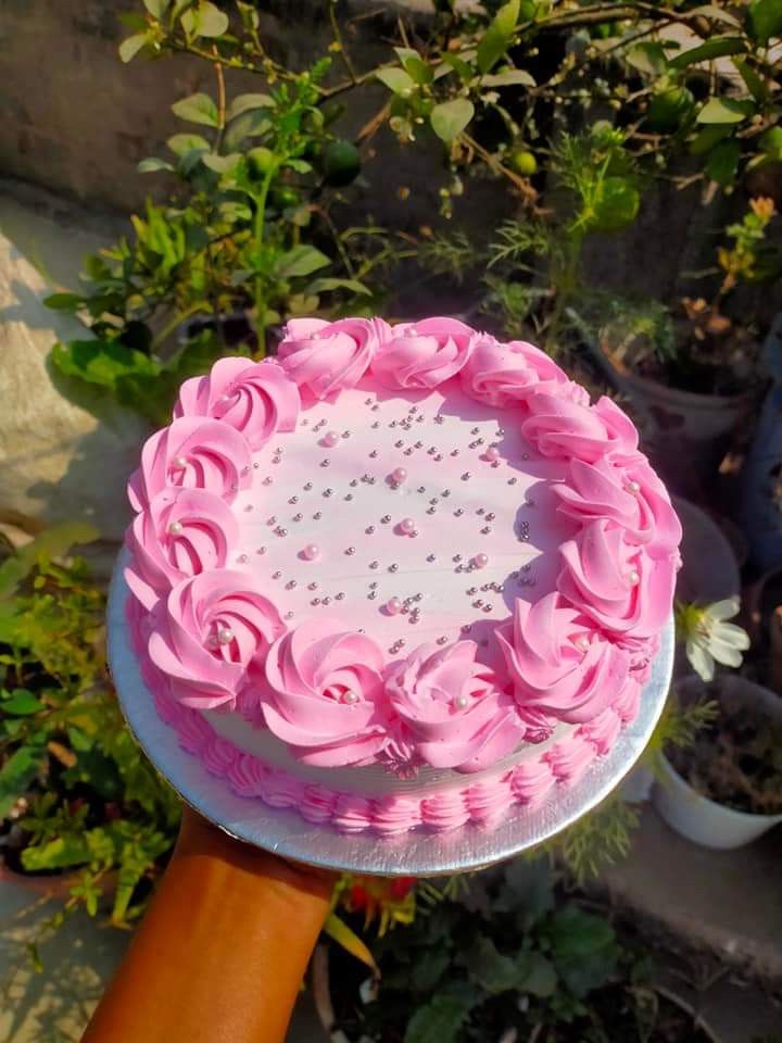 Rosette Celebration Cake