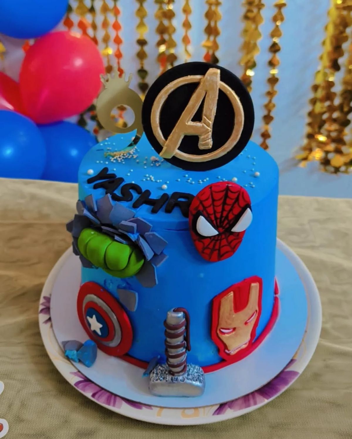Ultimate Avengers Superhero Cake