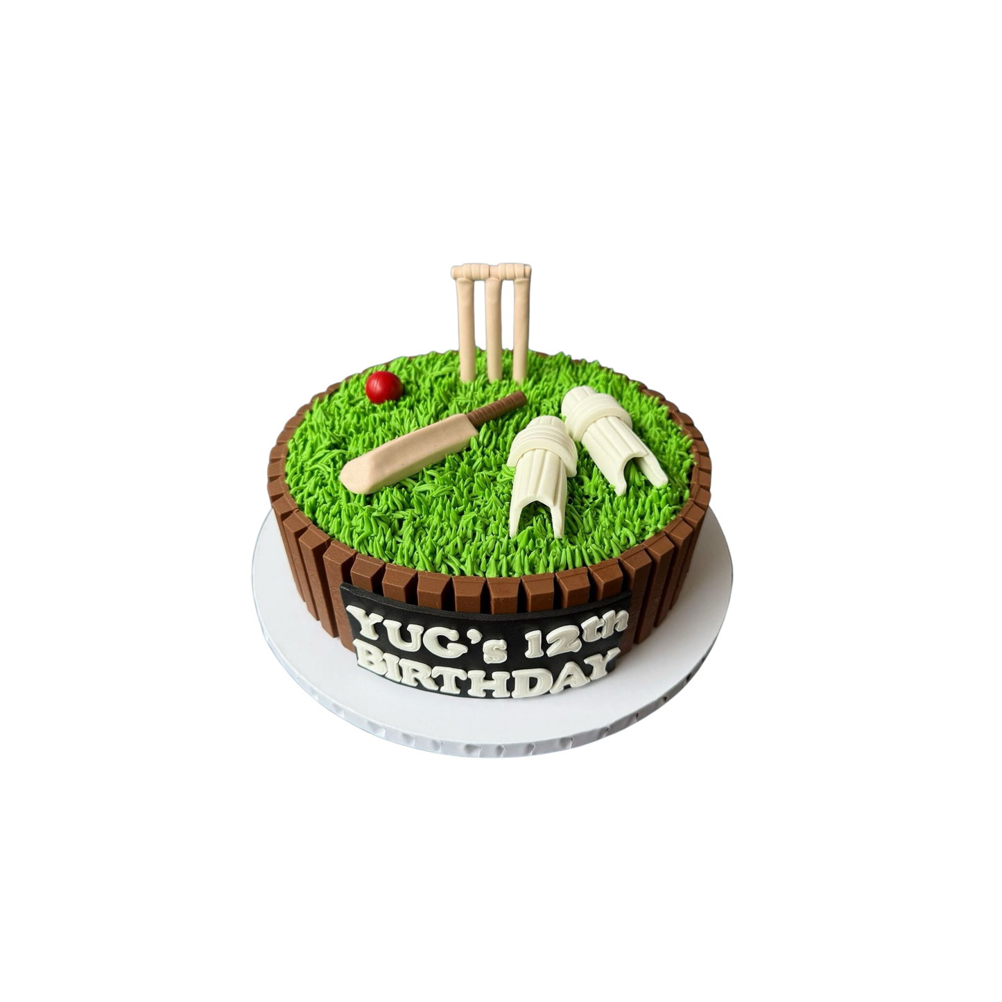 Cricket Theme Birthday Cake