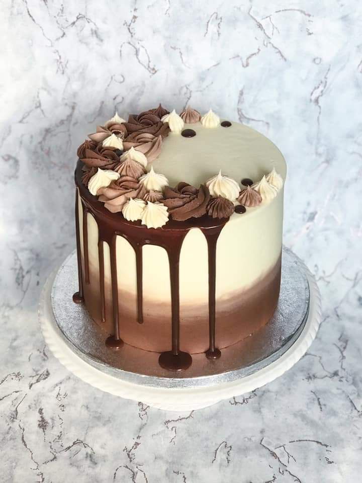 Chocolate Mocha Drip Cake