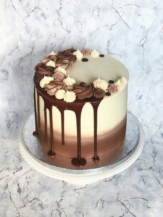 Chocolate Mocha Drip Cake