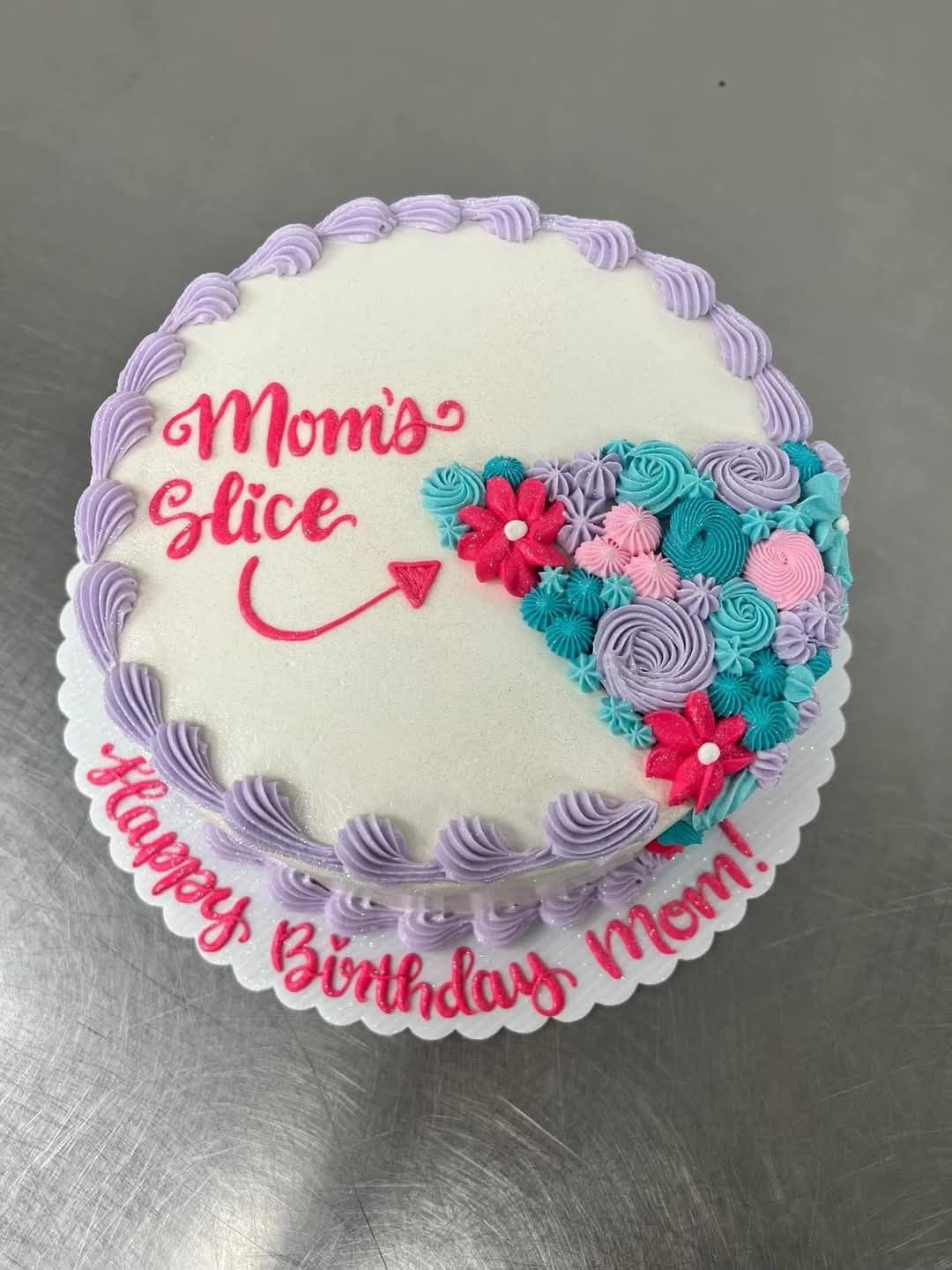 Mom’s Slice Floral Designer Cake