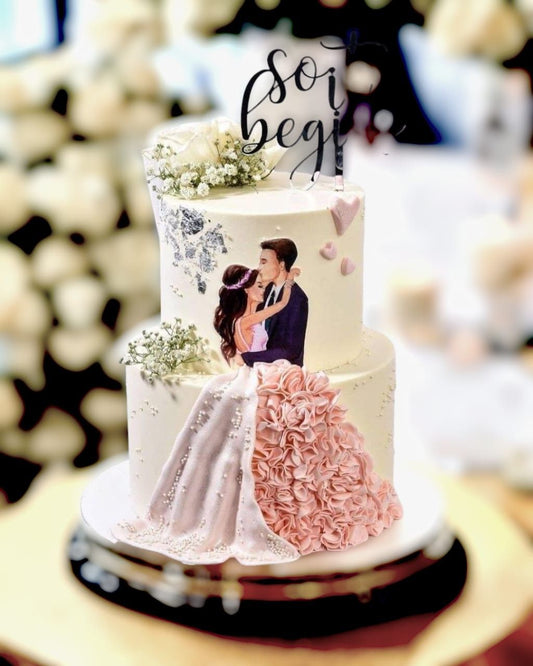Elegant Wedding Designer Cake