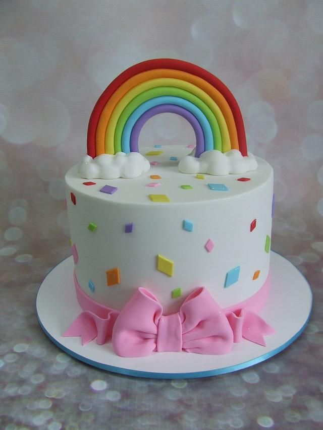 Rainbow Fantasy Celebration Cake