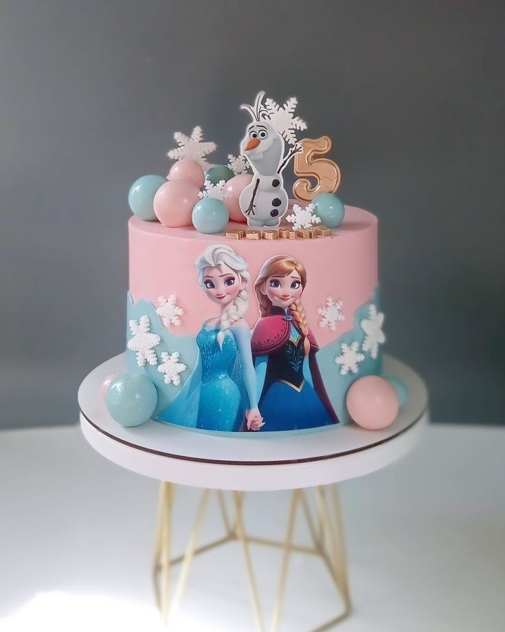 Frozen Fantasy Birthday Cake