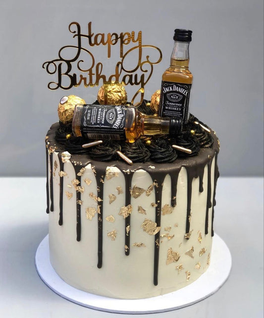 Jack Daniel’s Whiskey Drip Cake