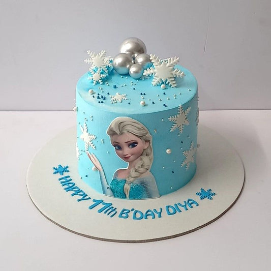 Frozen Queen Elsa Cake