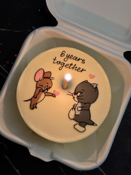Tom and Jerry Theme Bento Cake