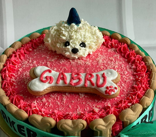 Premium Custom Dog Birthday Cake