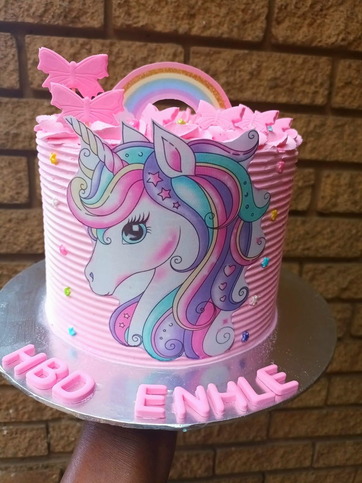 Rainbow Unicorn Delight Cake