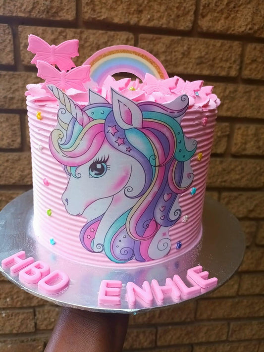 Rainbow Unicorn Delight Cake