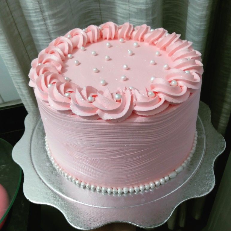 Blush Pearl Elegance Cake