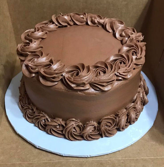 Classic Chocolate Silk Swirl Cake