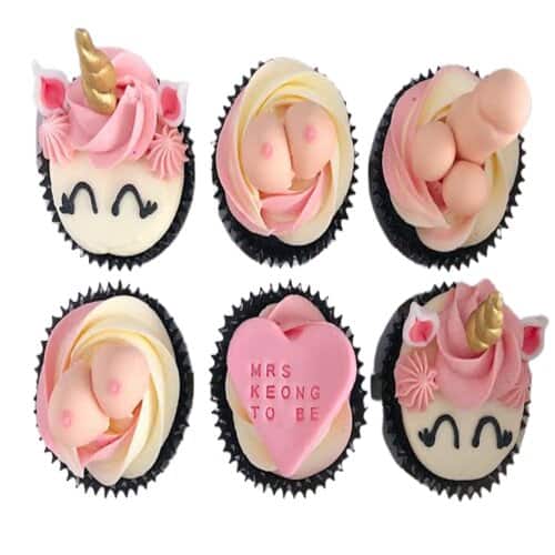 Adult-Themed Fondant Cupcakes