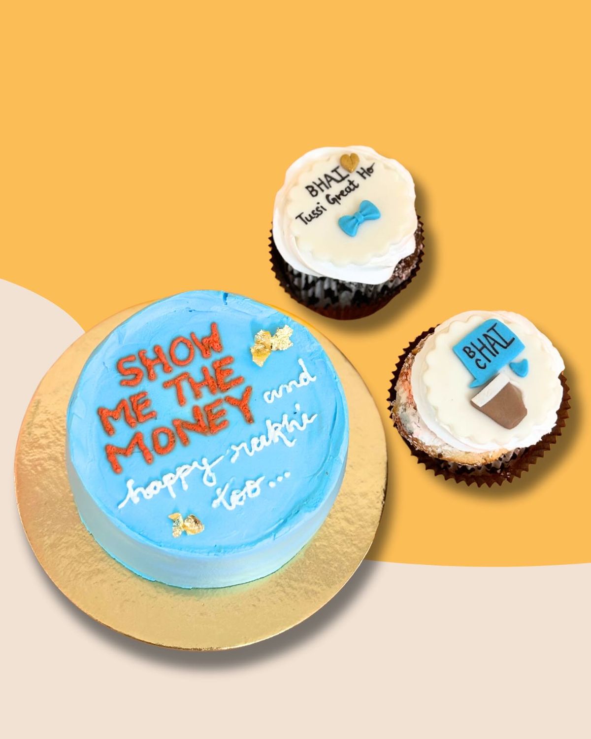 Show Me The Money Raksha Bandhan Cake