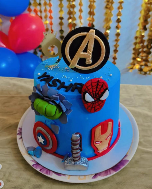 Ultimate Avengers Superhero Cake
