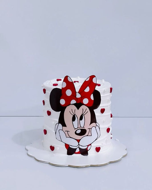 Minnie Mouse Polka Dot Cake
