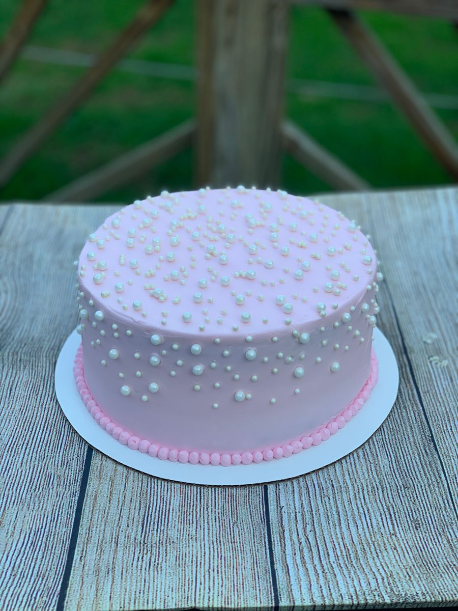 Pink Pearl Elegance Cake