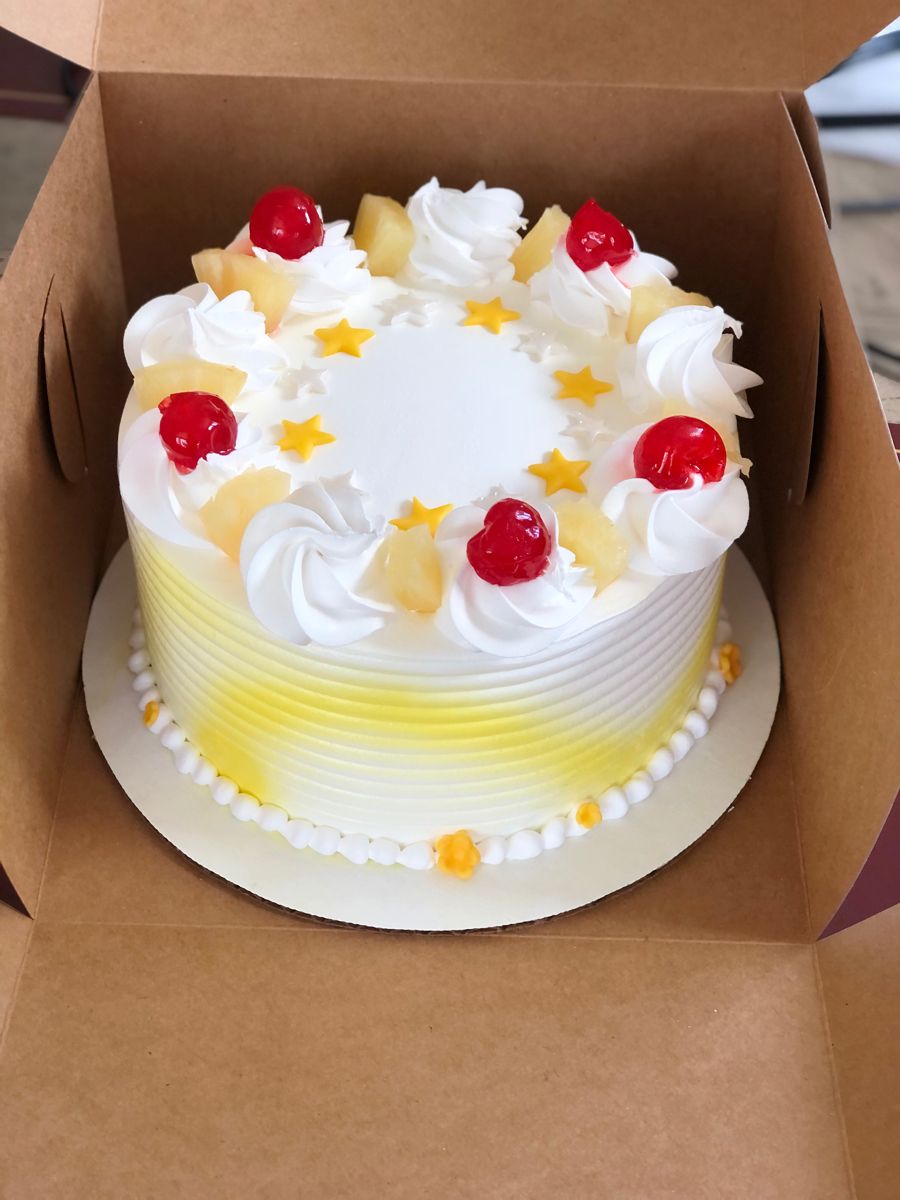 Pineapple Sunshine Whipped Cream Cake