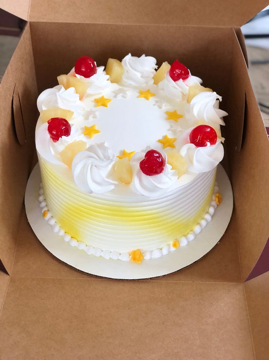 Pineapple Sunshine Whipped Cream Cake