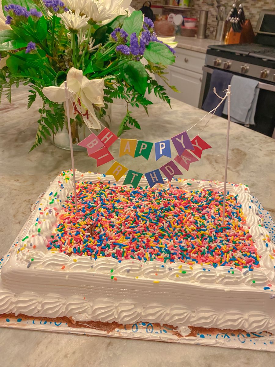 Colorful Sprinkle Celebration Cake