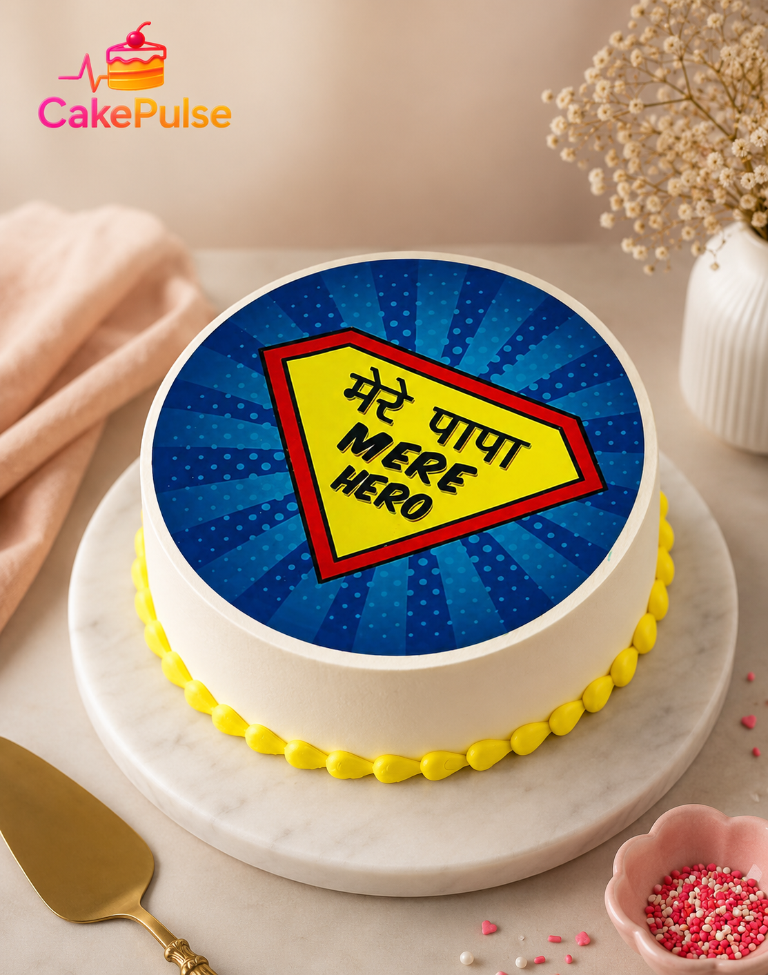Superhero Theme Cake