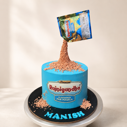 Rajnigandha Theme Custom Cake for Birthday Celebrations